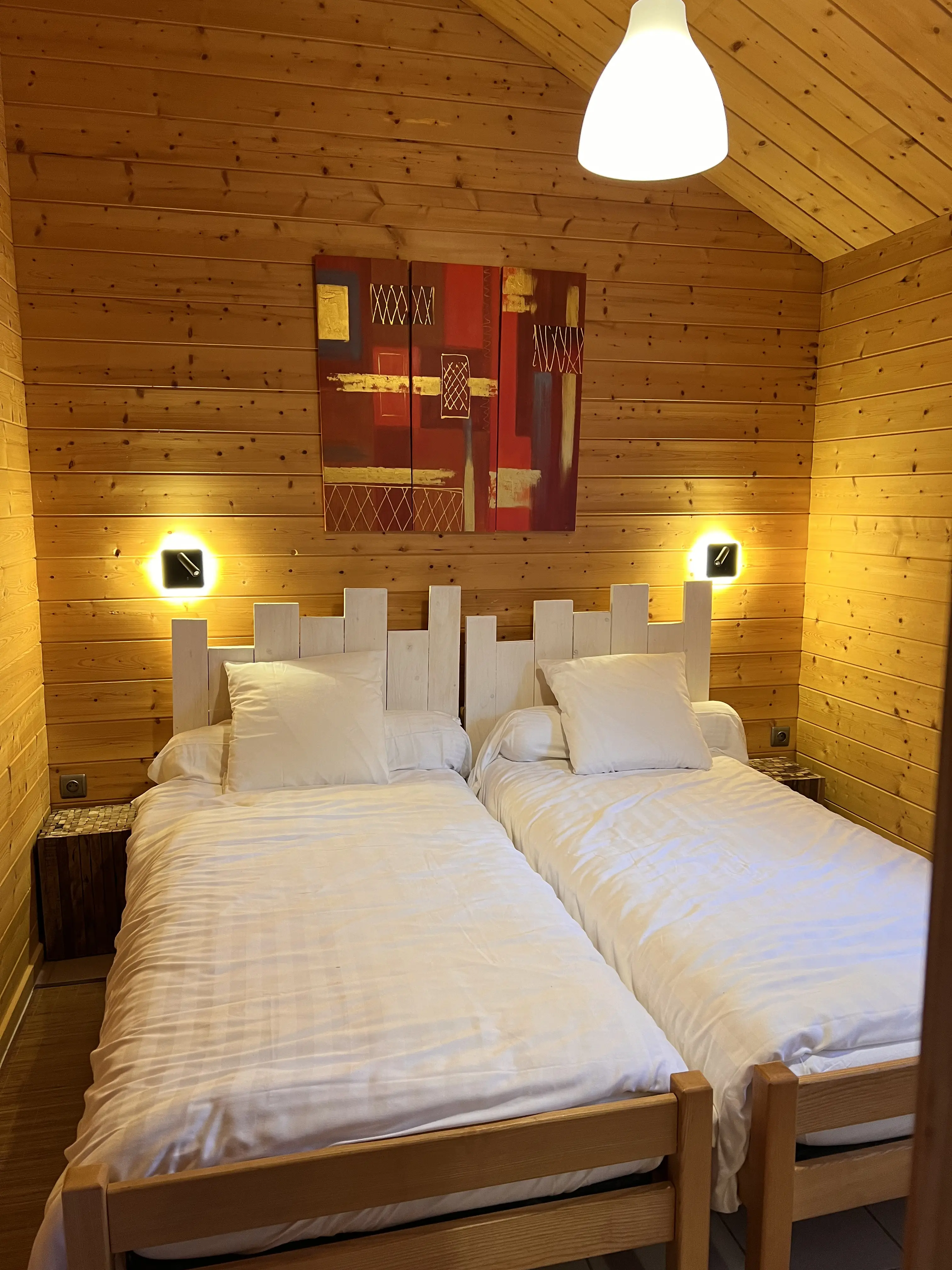 Chambre avec lits separables