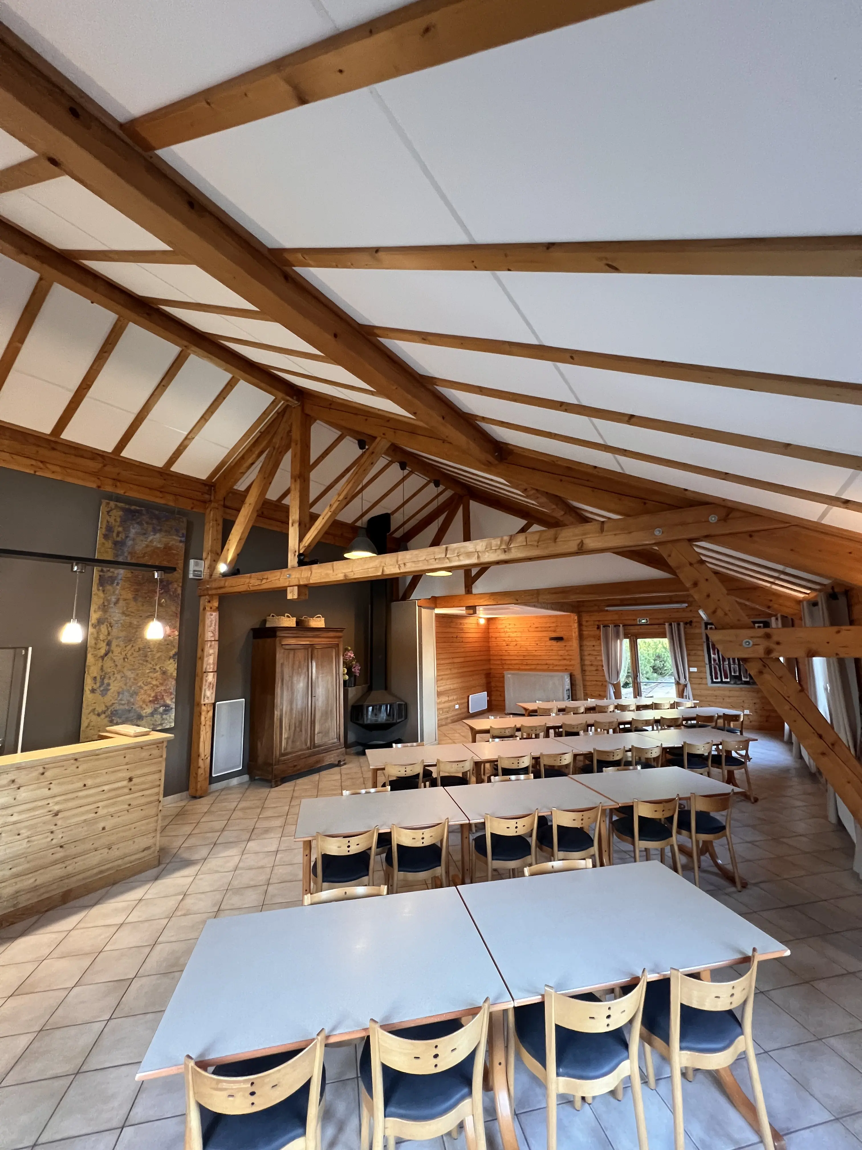 Salle en lumière naturelle