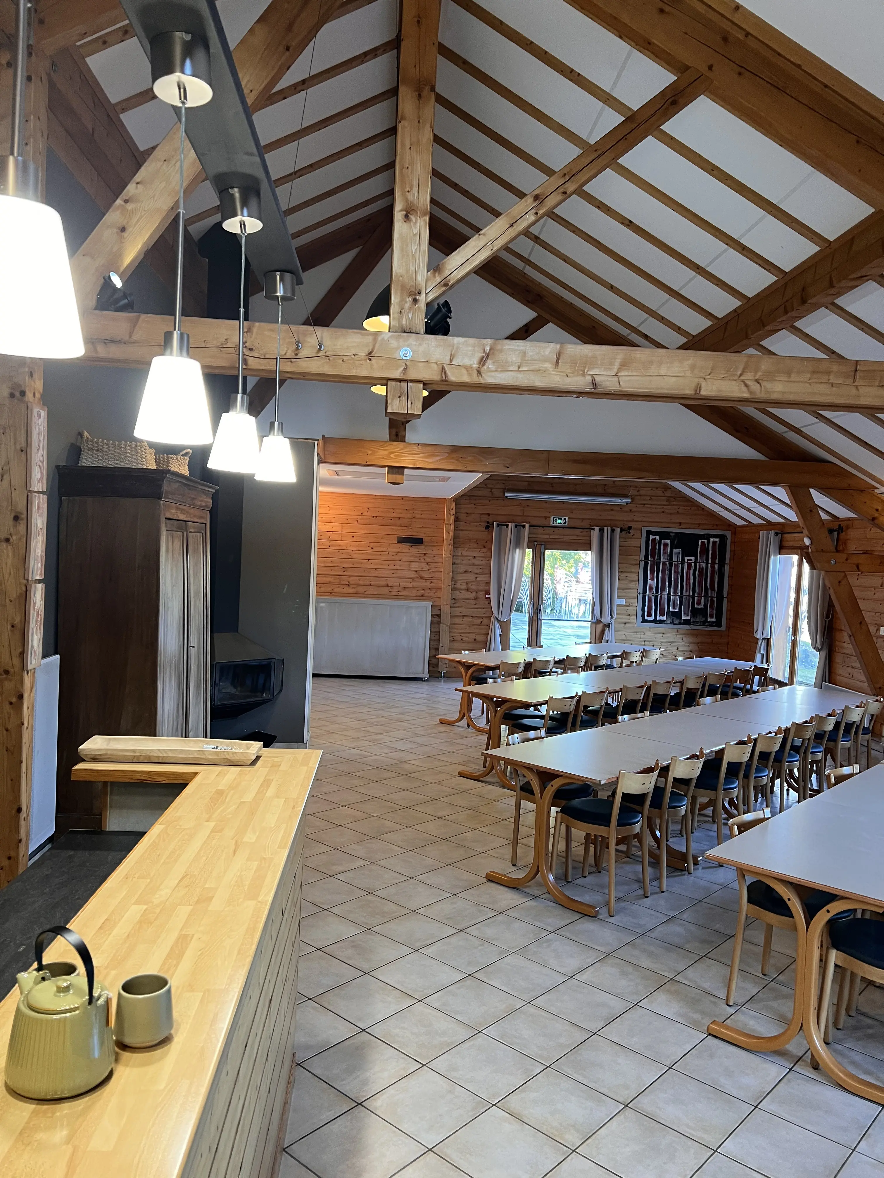 Salle de réception vue d'ensemble